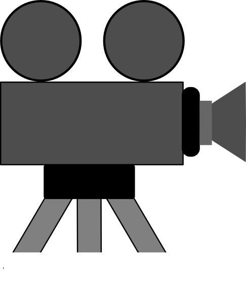 Movie camera clip.