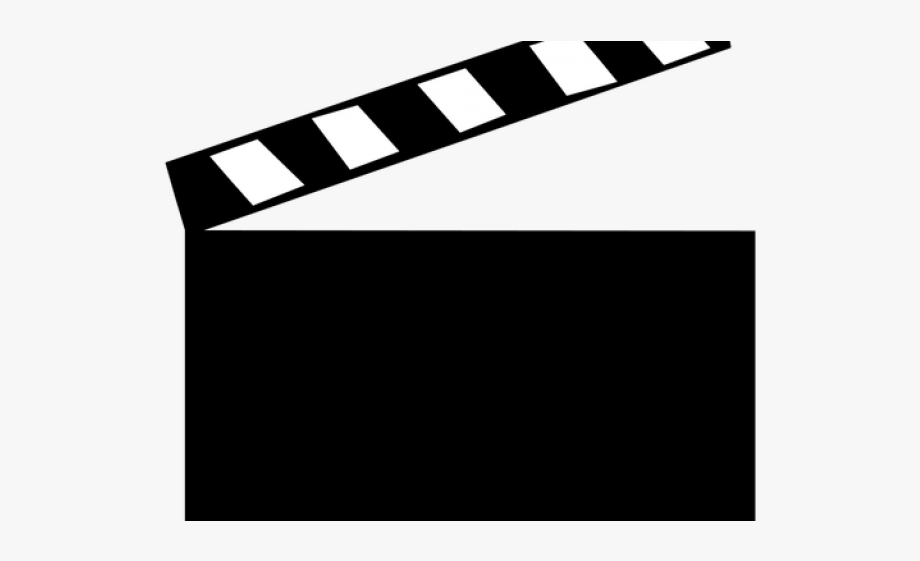 Clapperboard clipart vector.