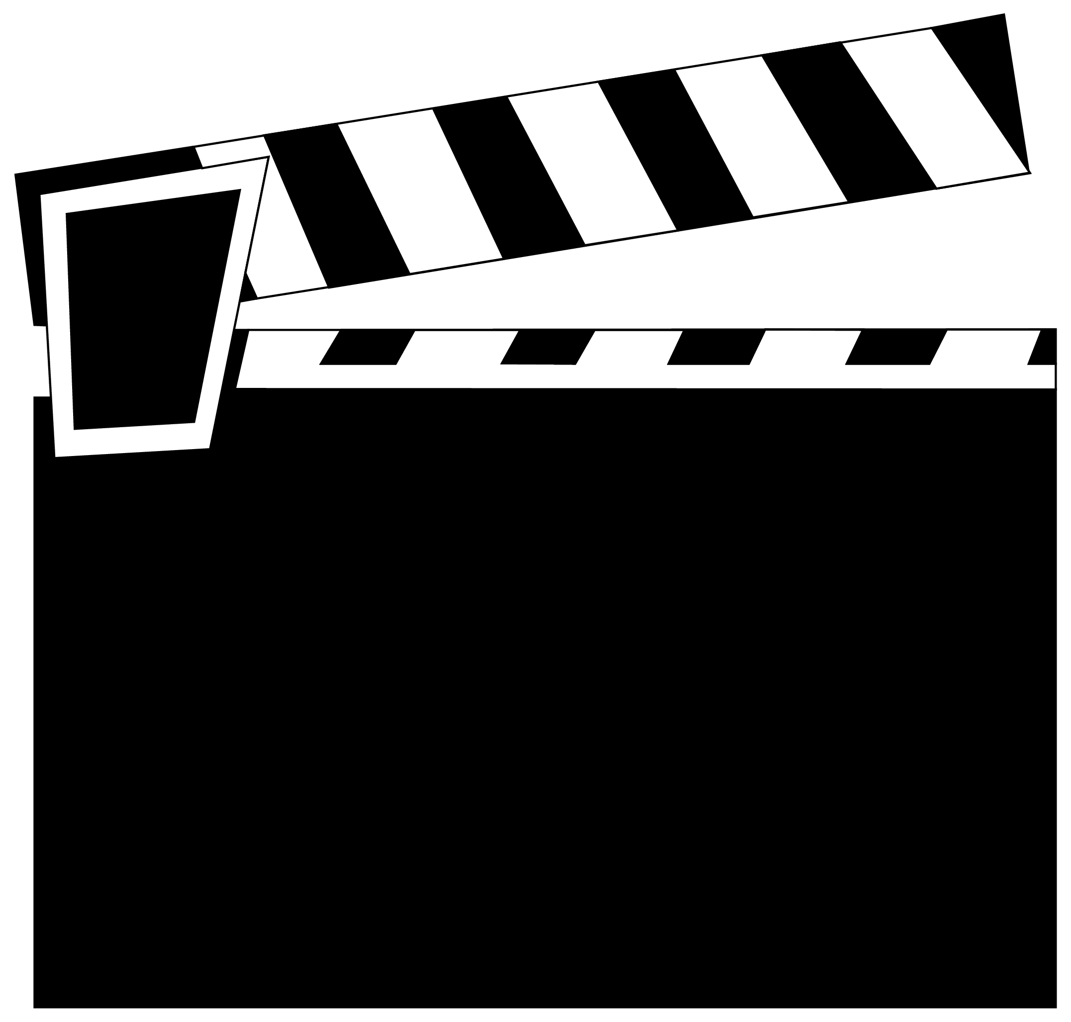 Clapboard cliparts free.