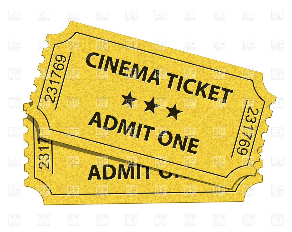 Old cinema tickets Vector Image