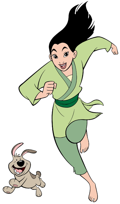 mulan clipart little brother
