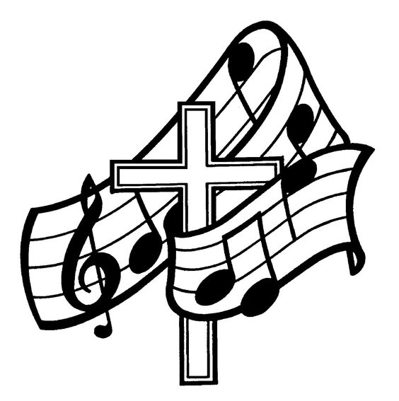 Music church choir clip art on