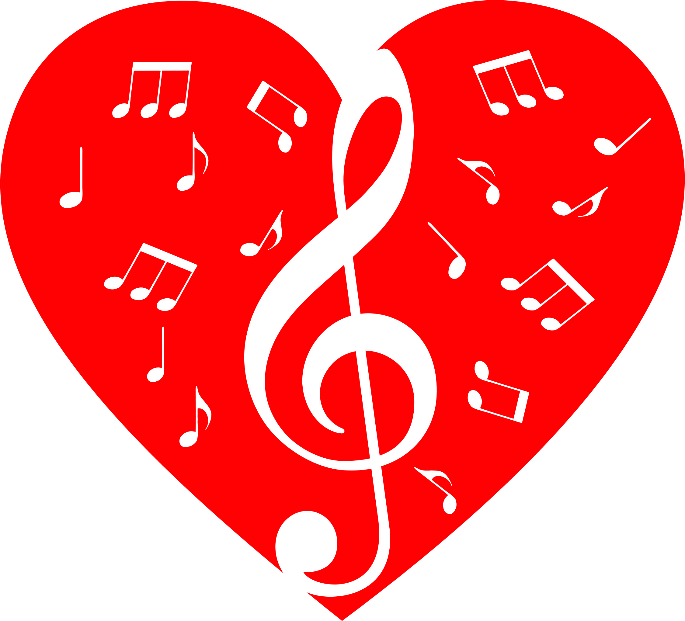 Clipart hearts music, Clipart hearts music Transparent FREE