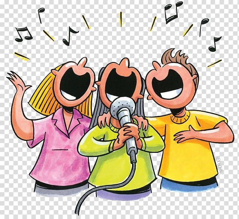 Singing song choir.