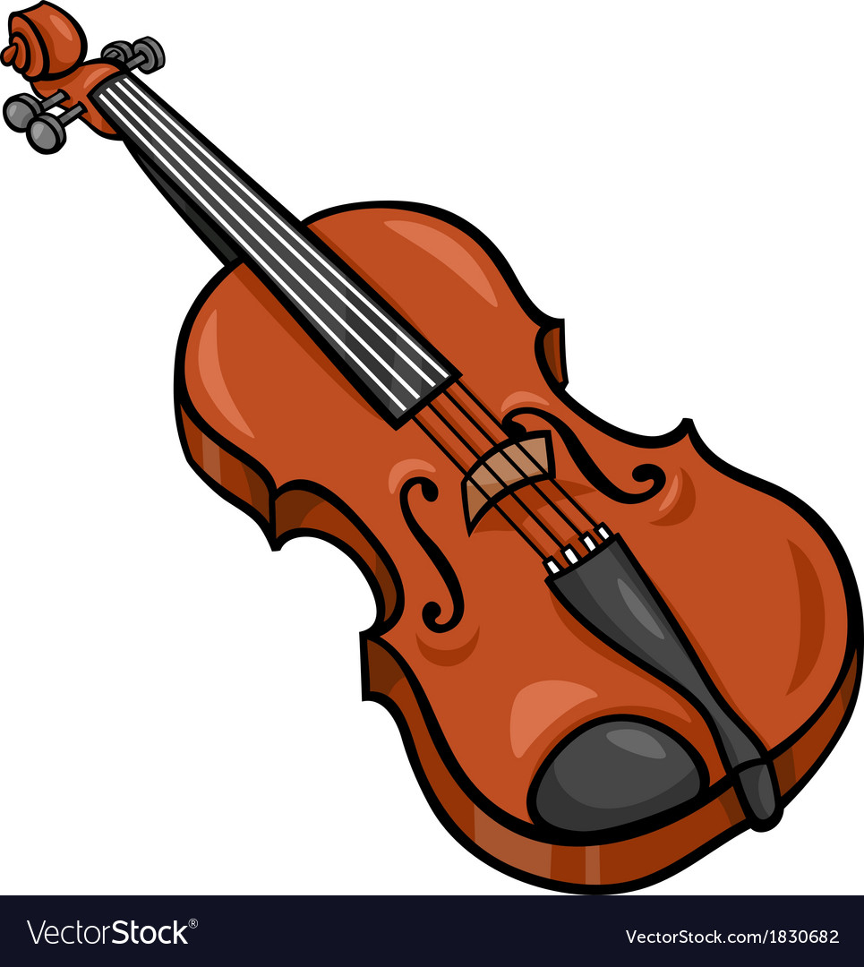 Violin cartoon clip art