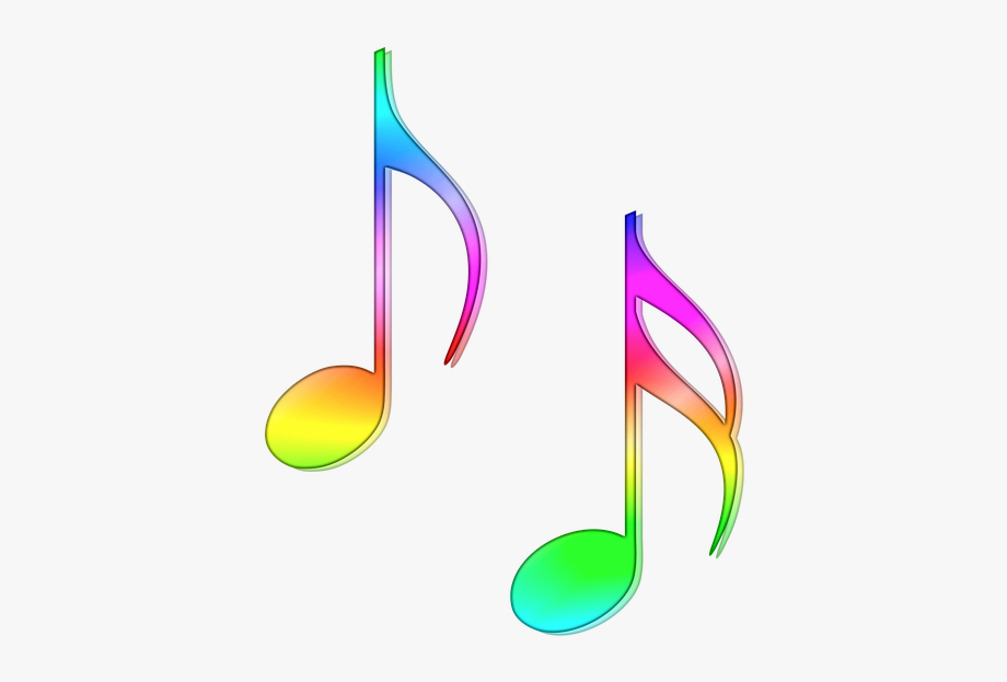 Colorful Clip Art Musical Notes