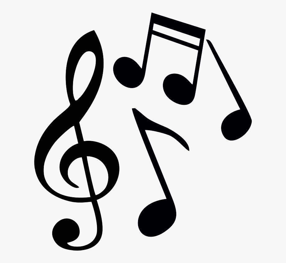 Musical notes clipart.