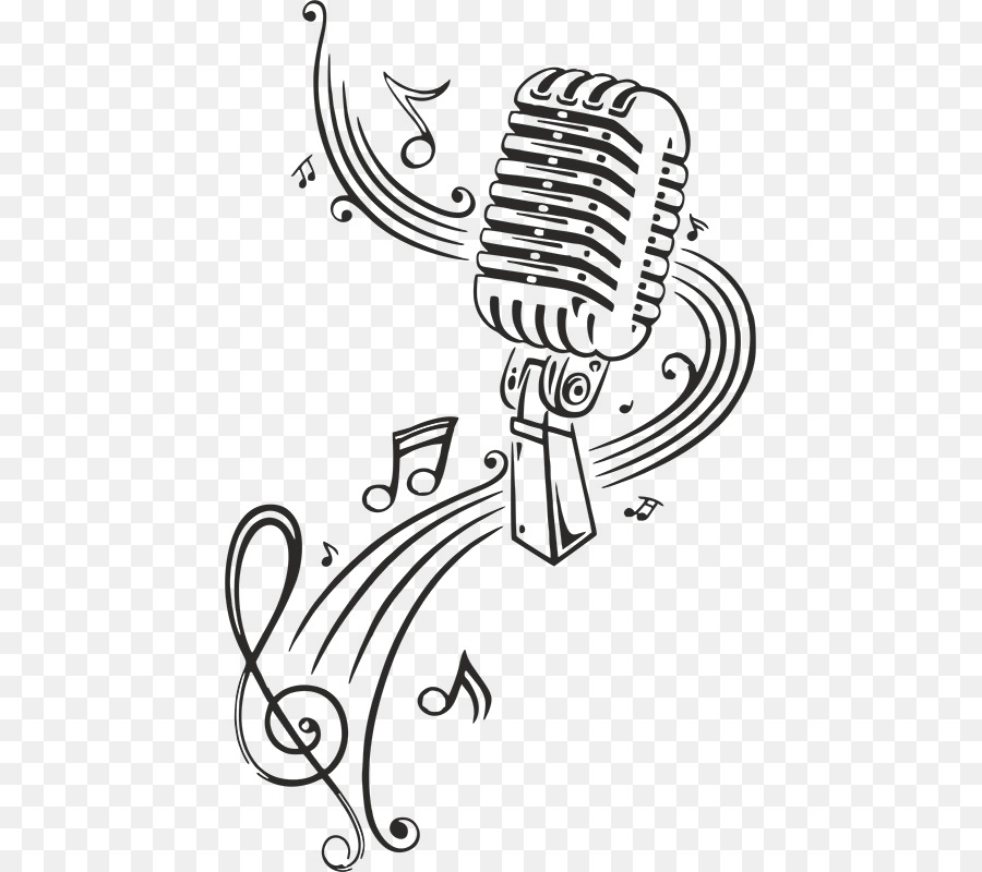 Download Free png Microphone Vector graphics Musical note
