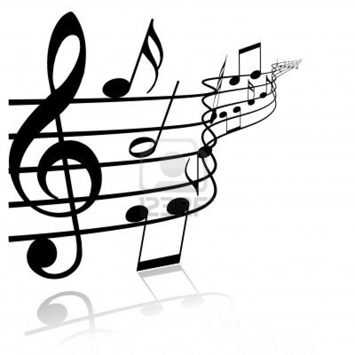 Images For Microphone With Music Notes Drawings