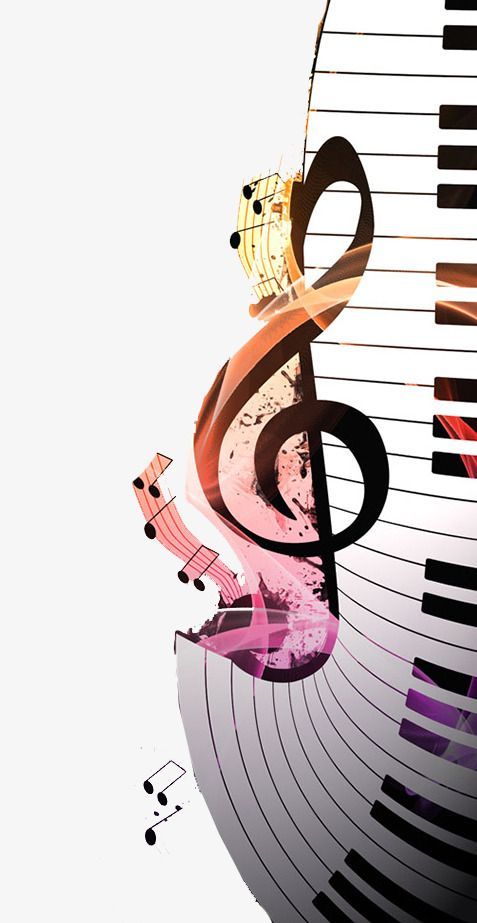 Music Notes Piano, Music Clipart, Piano Clipart, Music PNG