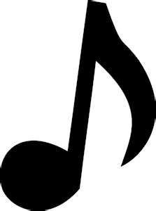 Printable musical note.