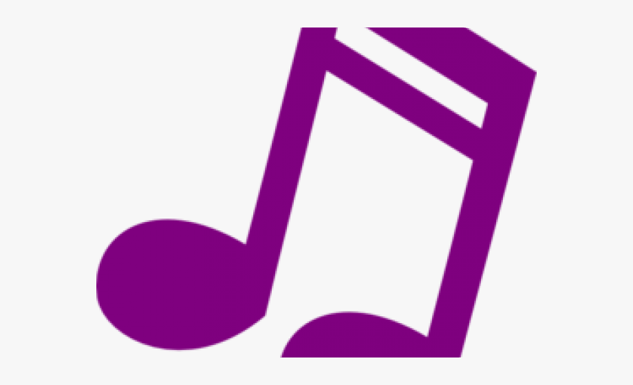 Musical Notes Clipart Purple Music