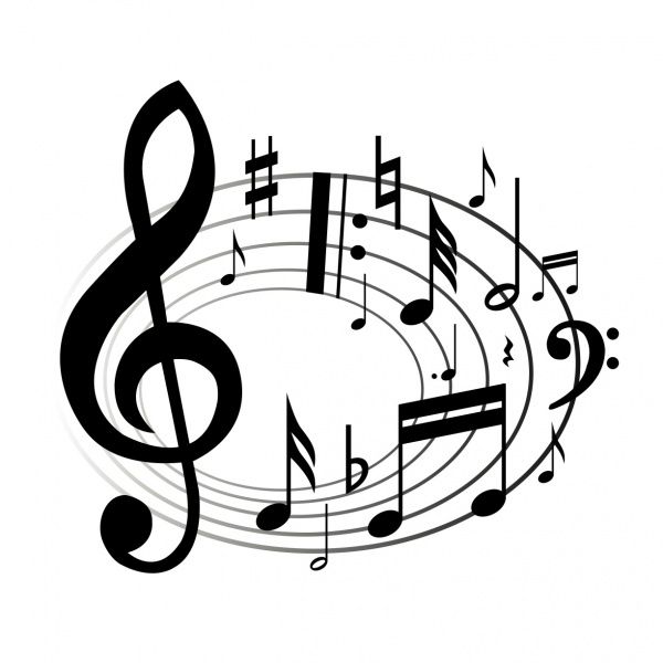 Musical notes single.