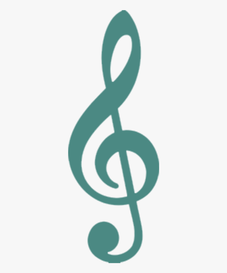 Green music notes.