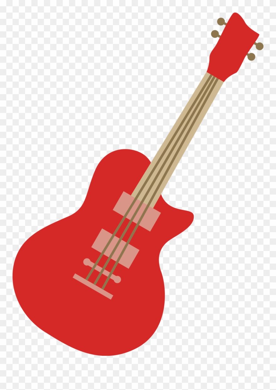 Bass Material Guitar Instrument Vector Musical Clipart