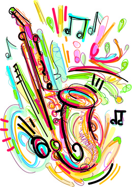 Musical instrument clip.