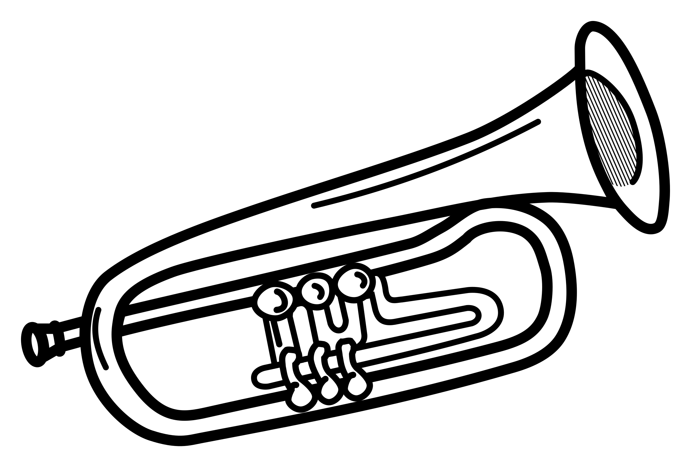 Musical instruments clipart black and white clipart images