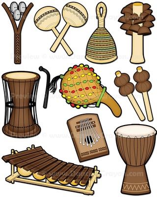 Musical instruments african.