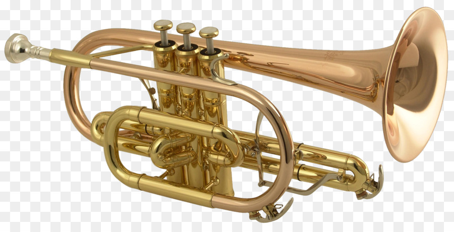 Brass instruments clipart.
