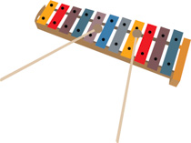 Xylophone clipart free.