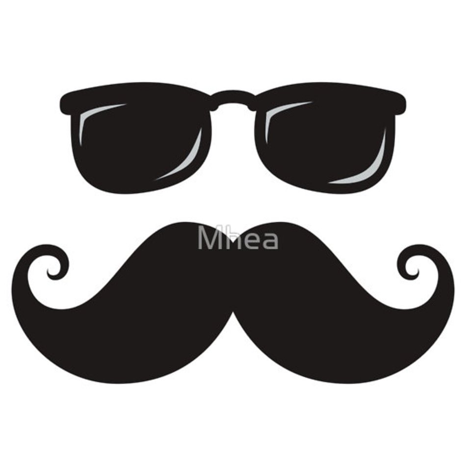 Handlebar Mustache Clip Art N