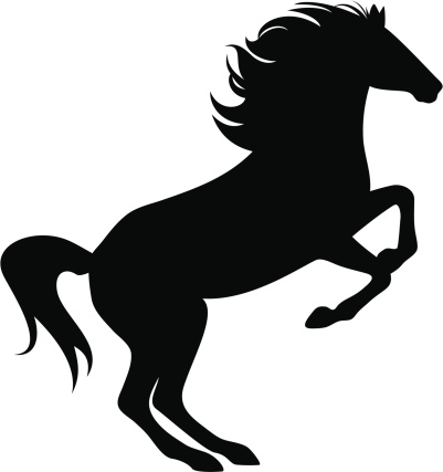 Top mustang clip art free clipart image