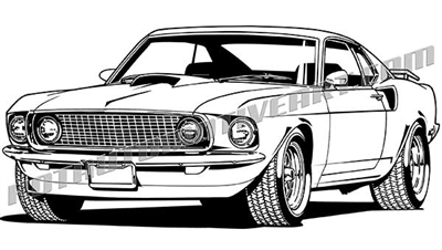 1969 ford mustang.
