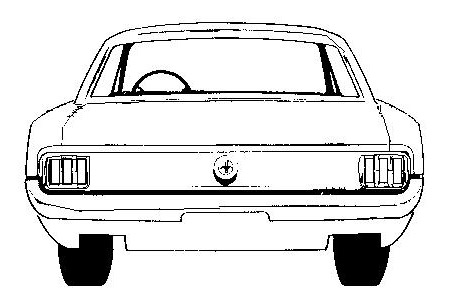 Mustang coupe clipart.