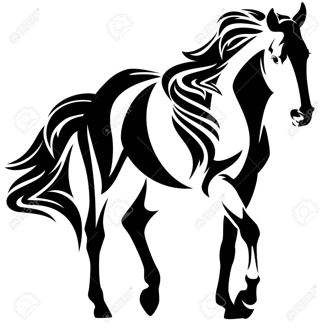 Mustang clipart horse.