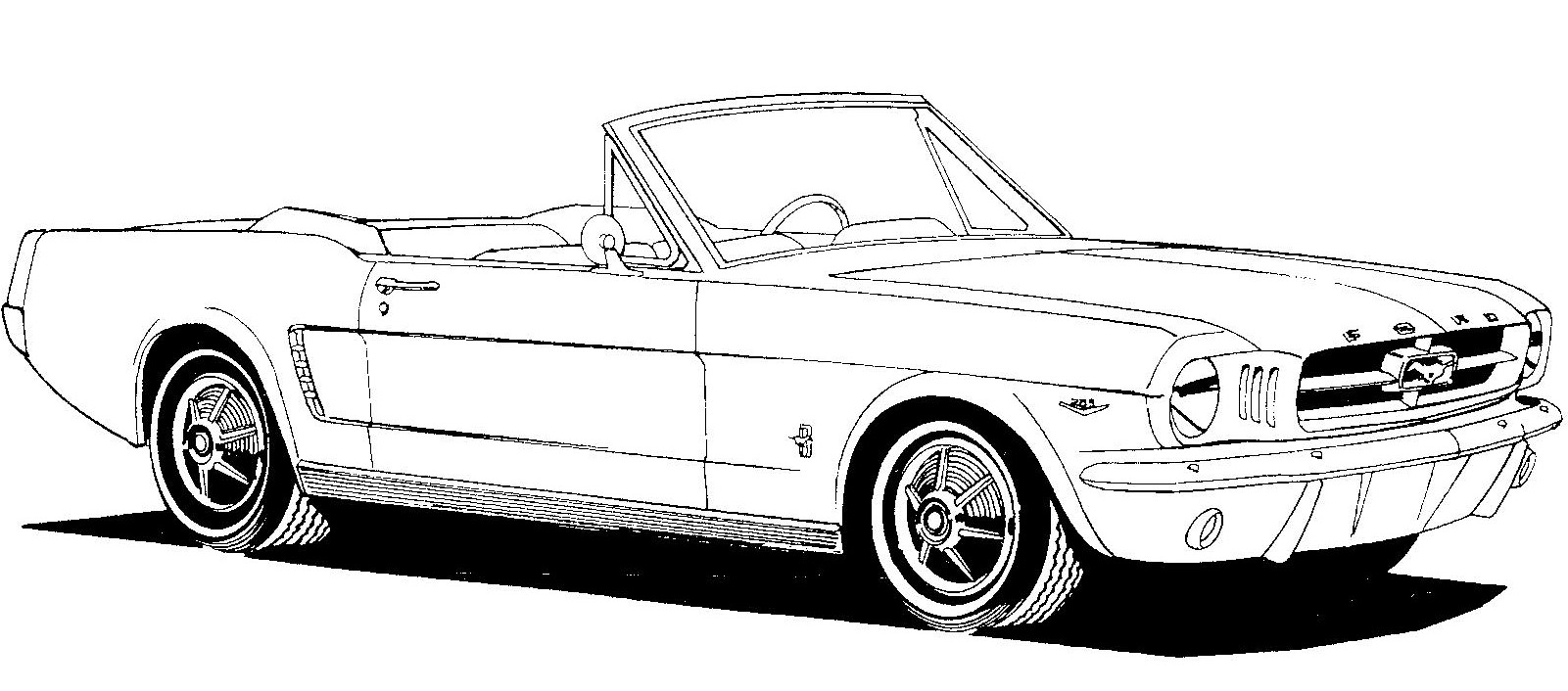 Yellow clipart mustang pencil and in color yellow