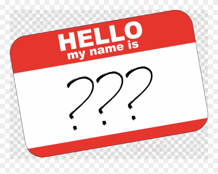 My Name Clipart Name Tag