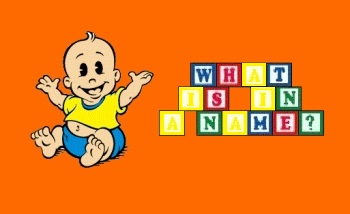 Baby names clipart