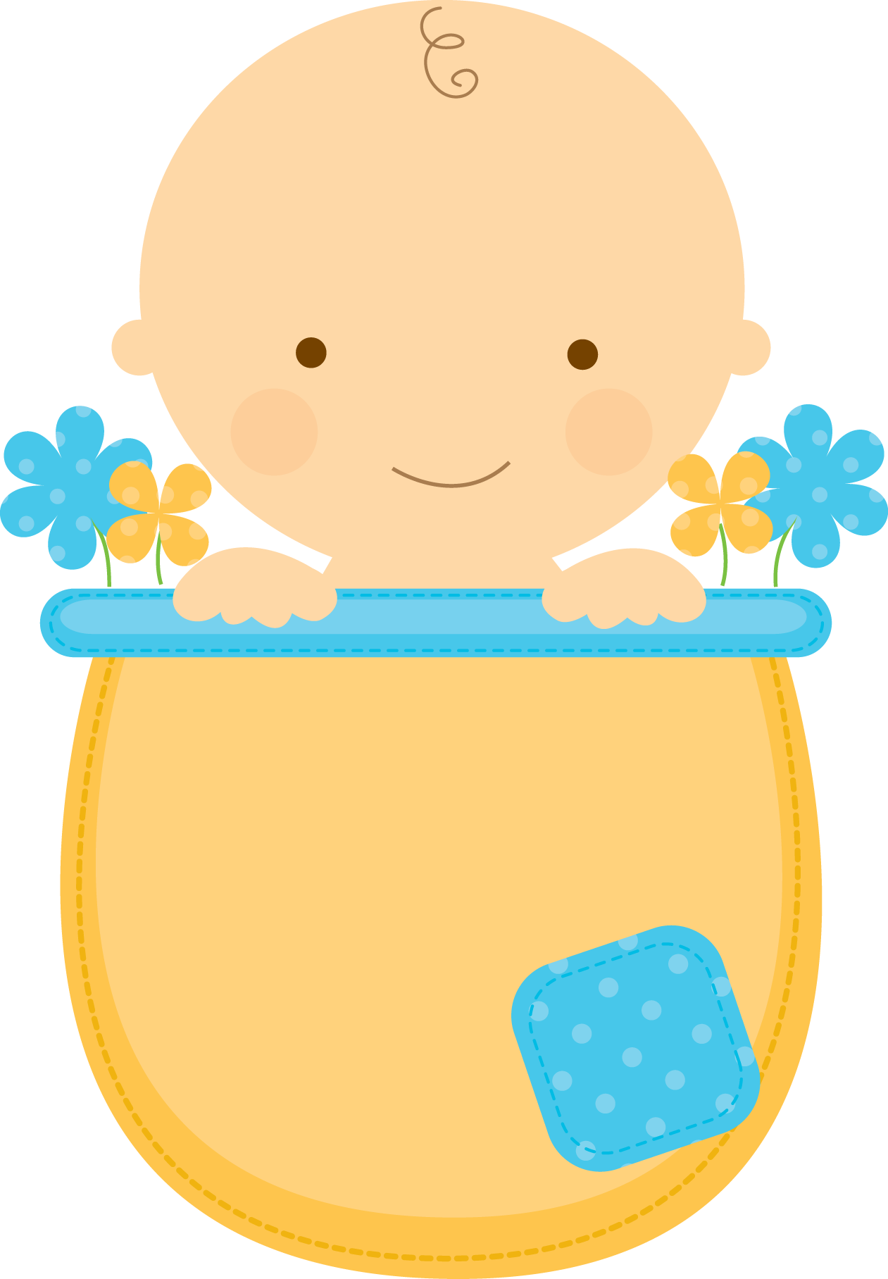 Napkin clipart baby, Napkin baby Transparent FREE for