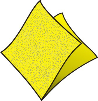 Yellow napkin cm.