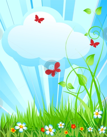 Nature clipart background.