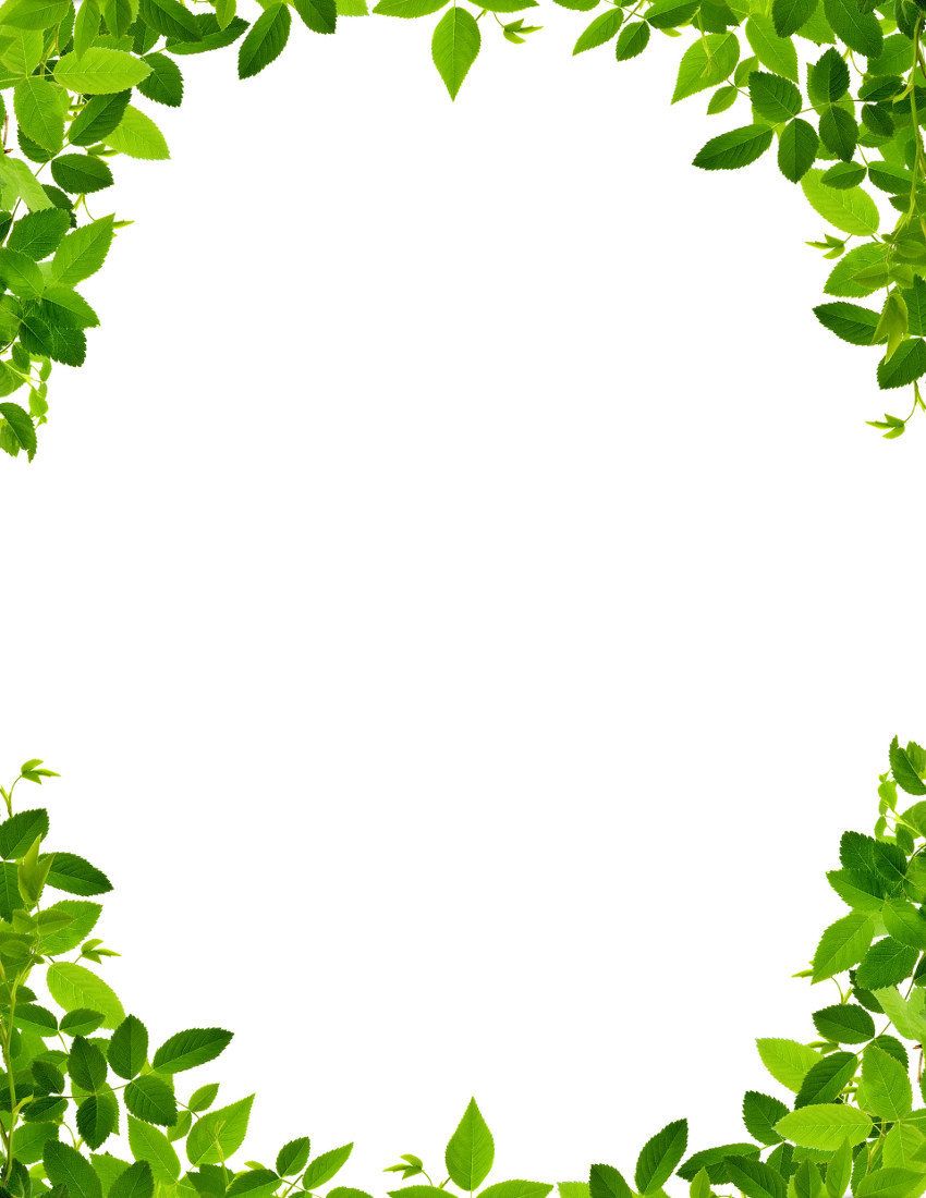 Nature clipart frame.