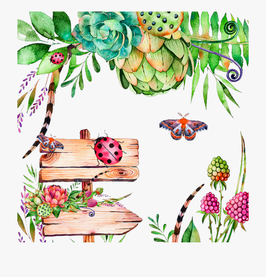 Nature clipart background.