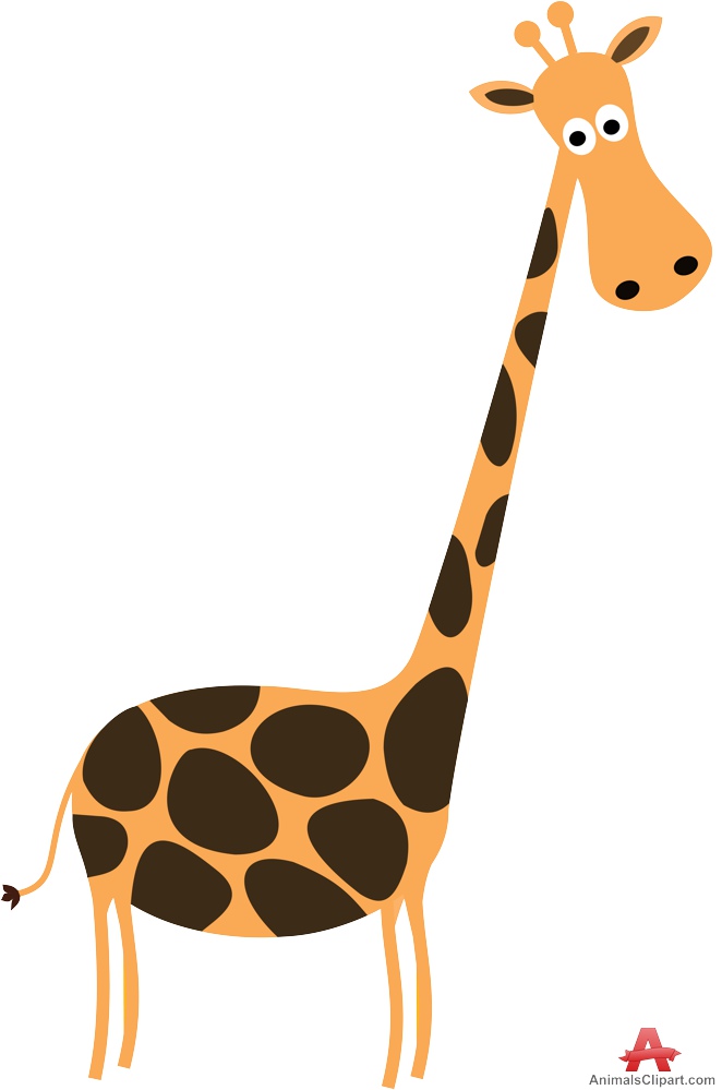 Giraffe with long.