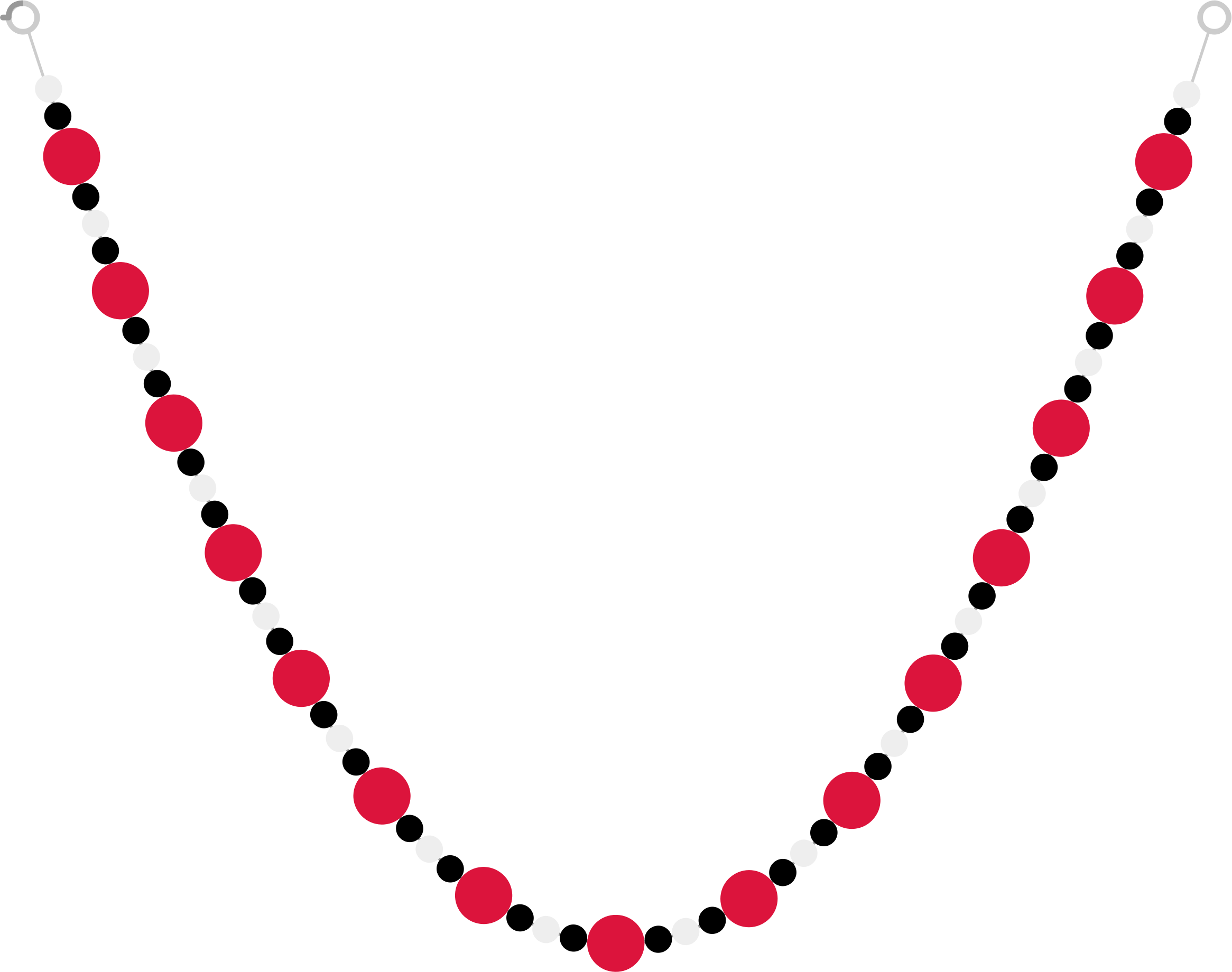 necklace clipart beads