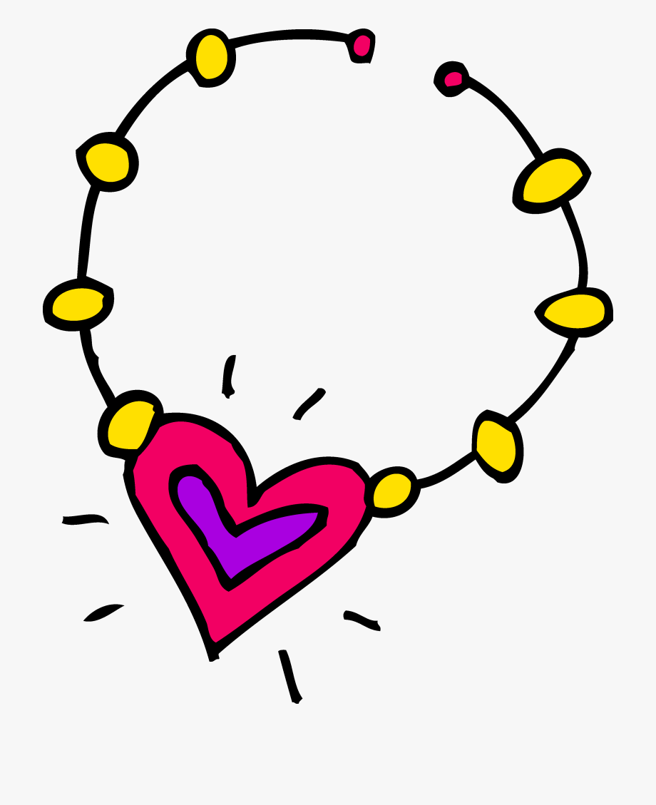 Cute heart necklace.