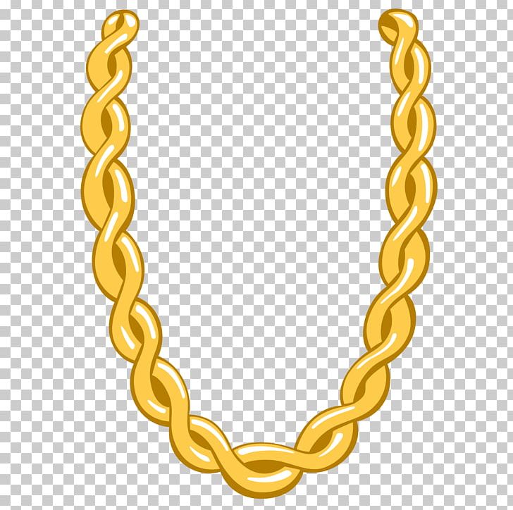 Necklace rope chain.