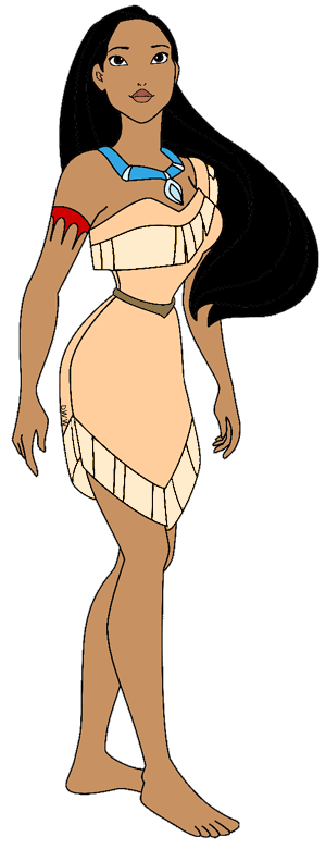 Pocahontas clip art.