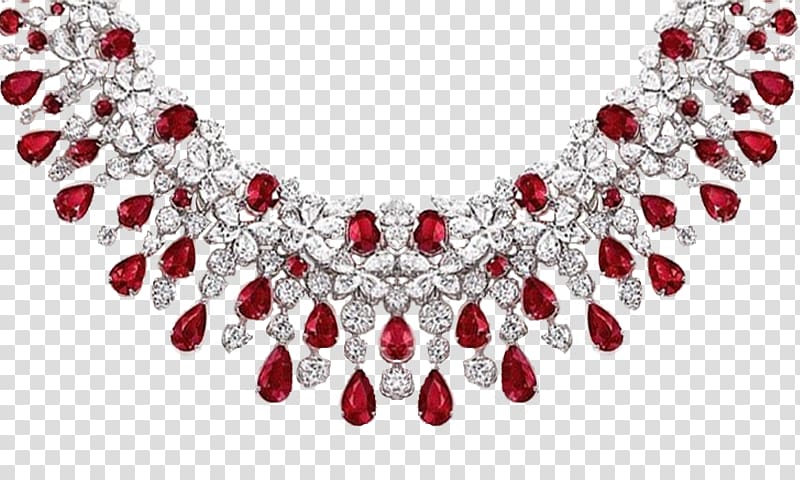 necklace clipart red