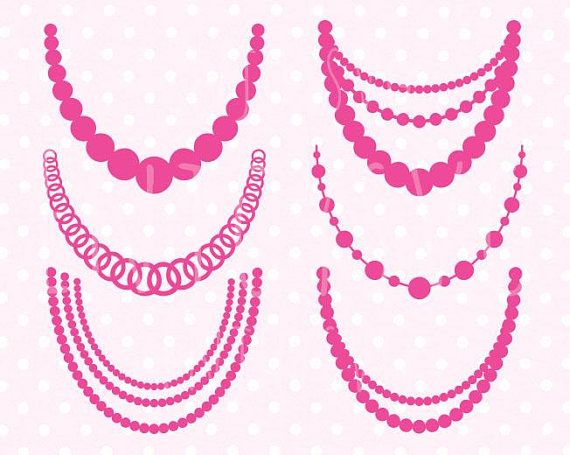 necklace clipart silhouette