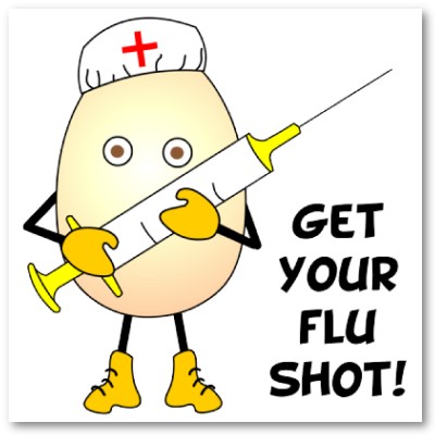 Free flu vaccination.