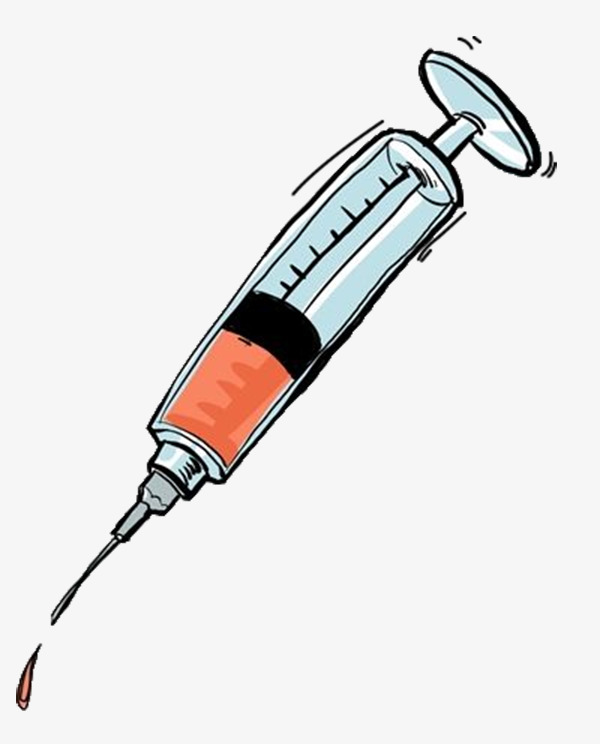Vaccine needle clipart
