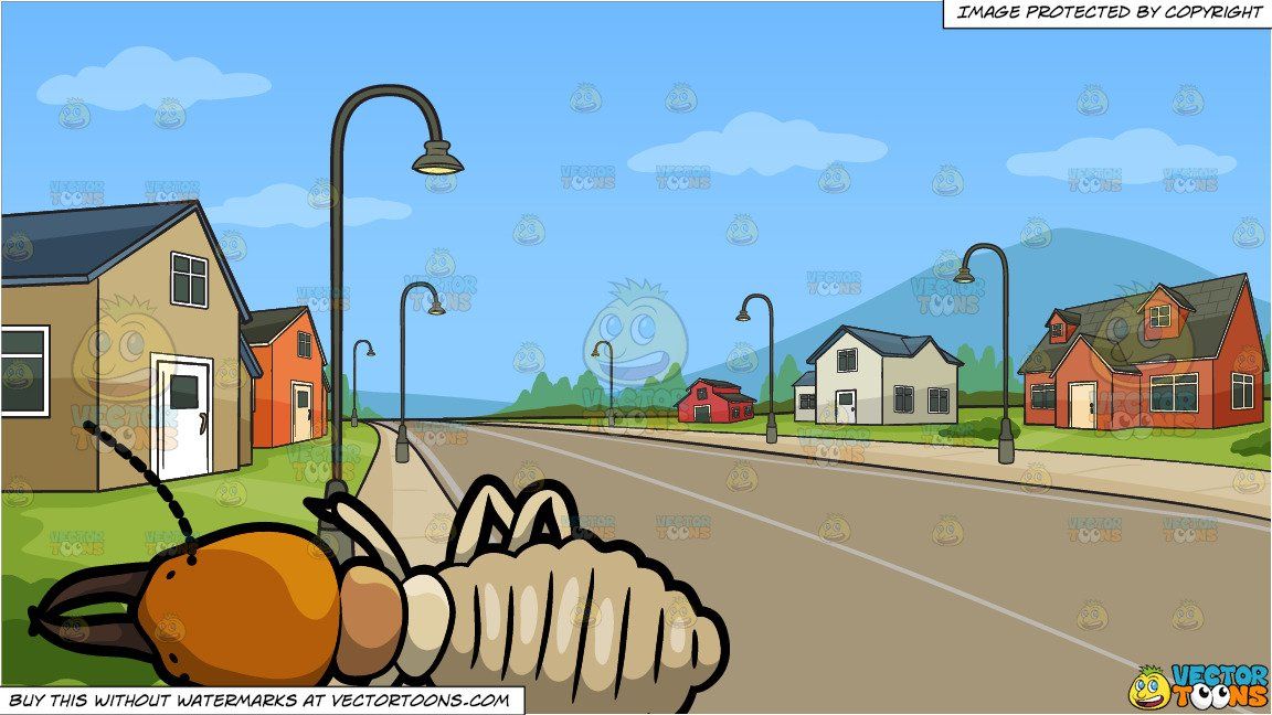 neighborhood clipart cartoon