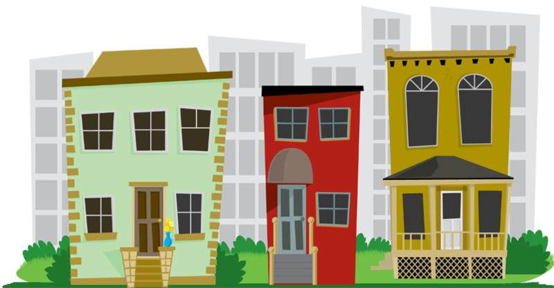 Download Free png City Neighborhood Clipart To