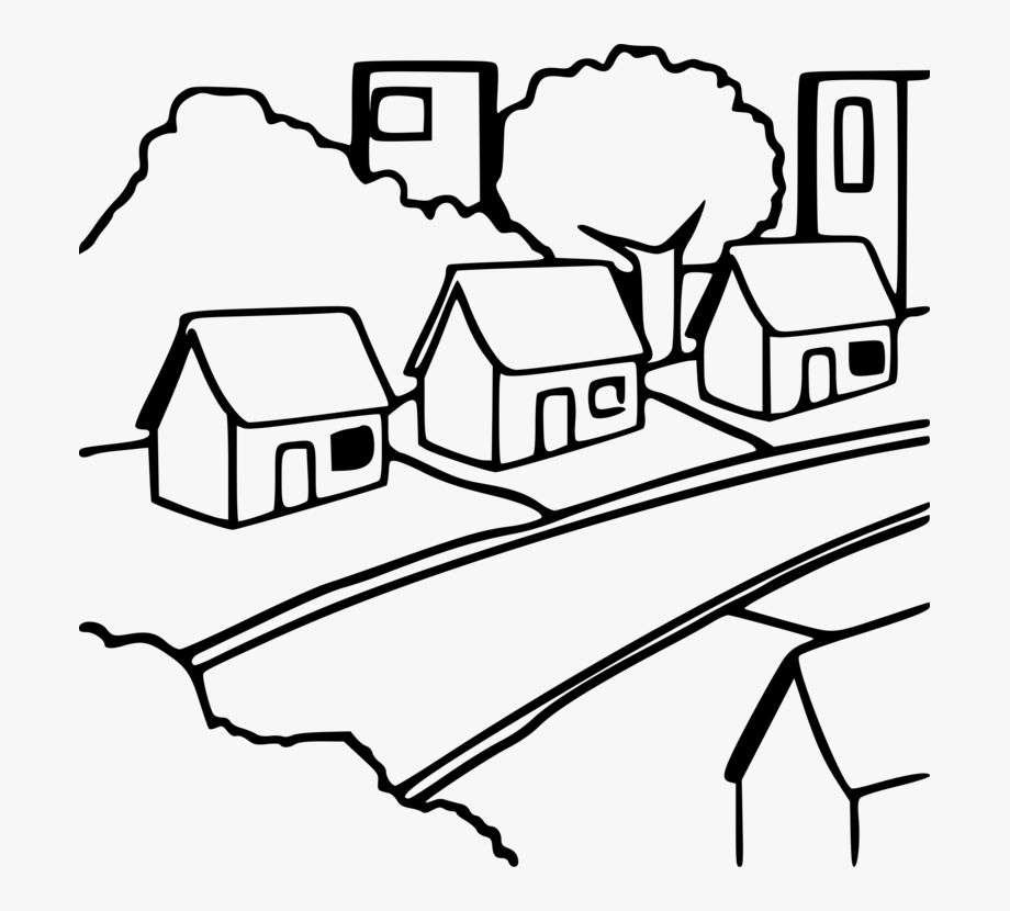 Neighbourhood silhouette logo.