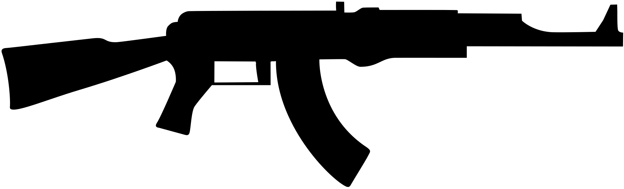 Ak47 outline png.